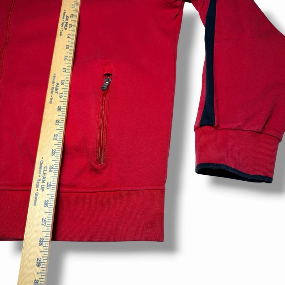 Polo Ralph Lauren XXL Track Red Cotton Pony Logo Knit Performance Jacket - Picture 4 of 10